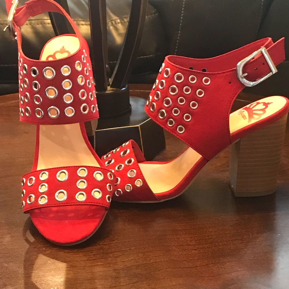 Fergalicious red sandals 6.5